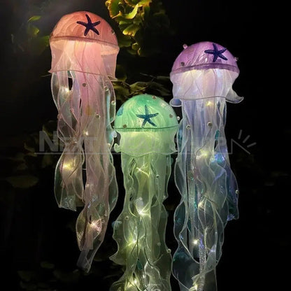 Skorter | 3 Pcs - Handcrafted Jellyfish Hanging Lantern