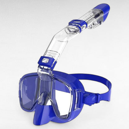 Skorter | Foldable Snorkel Mask with Anti-Fog Lens and Adjustable Strap for Easy Underwater Exploration