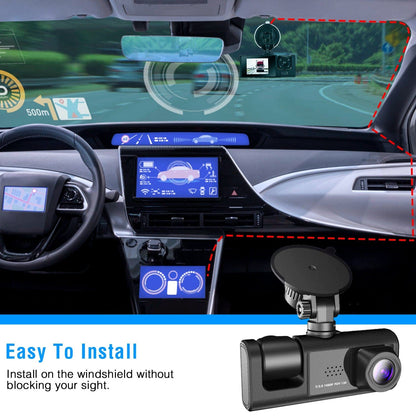 Skorter | 3-channel car DVR dashboard camera video recorder