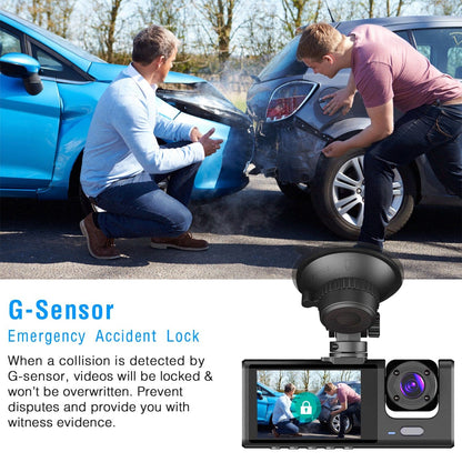 Skorter | 3-channel car DVR dashboard camera video recorder
