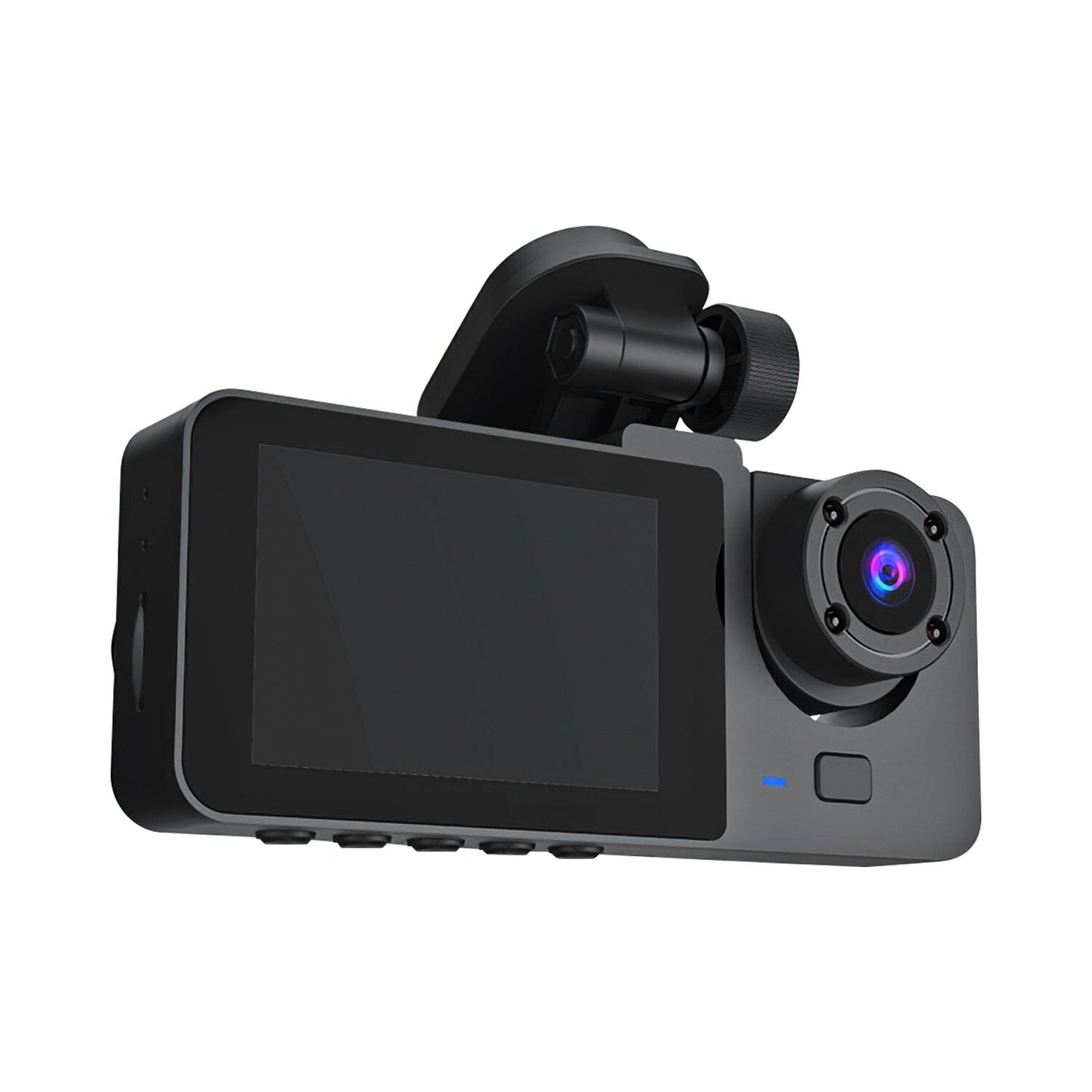 Skorter | 3 Channel Dash Cam Front Inside Back Vehicle Driving Recorder Car DVR