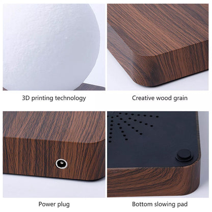 3 Color Rotating Levitating Moon Lamp - SKØRTER