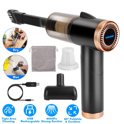 Skorter | 3-in-1 120W Portable Range Vacuum Cleaner with Brush Nozzle
