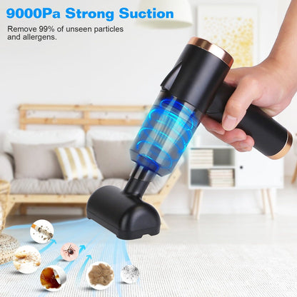 Skorter | 3-in-1 120W Portable Range Vacuum Cleaner with Brush Nozzle