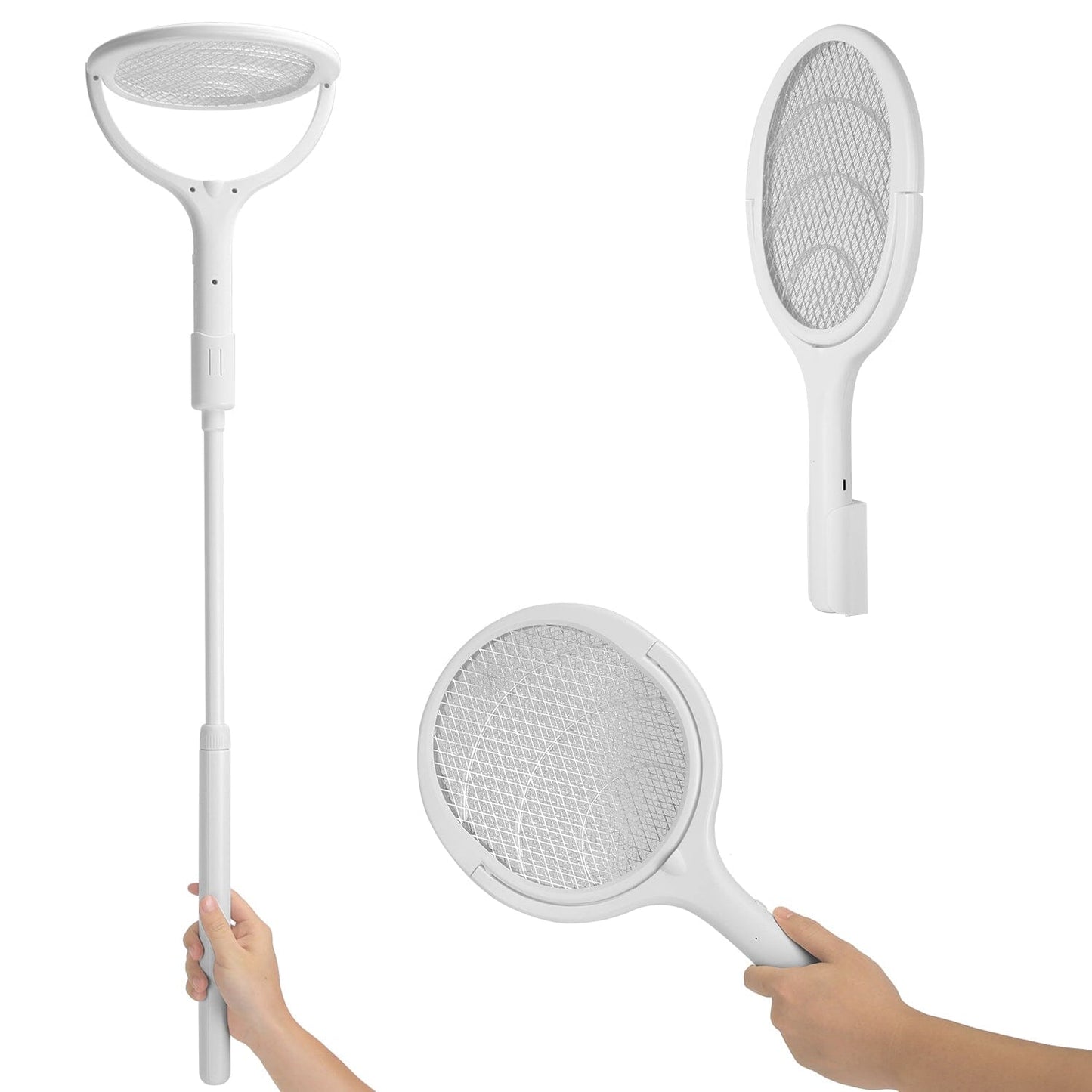 Skorter | 3-in-1 90º Rotating Electric Insect Zapper Racket