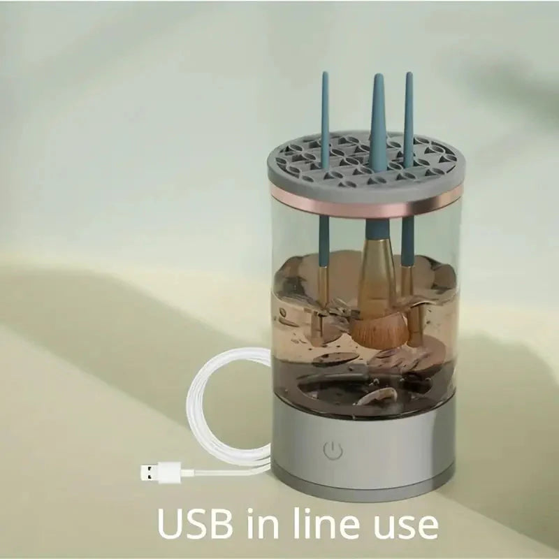 Skorter | 3-in-1 Automatic Makeup Brush Cleaning and Drying Stand
