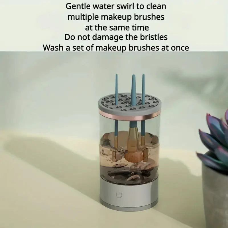 Skorter | 3-in-1 Automatic Makeup Brush Cleaning and Drying Stand