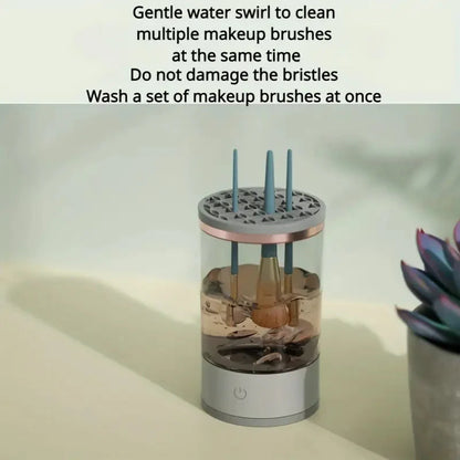 Skorter | 3-in-1 Automatic Makeup Brush Cleaning and Drying Stand
