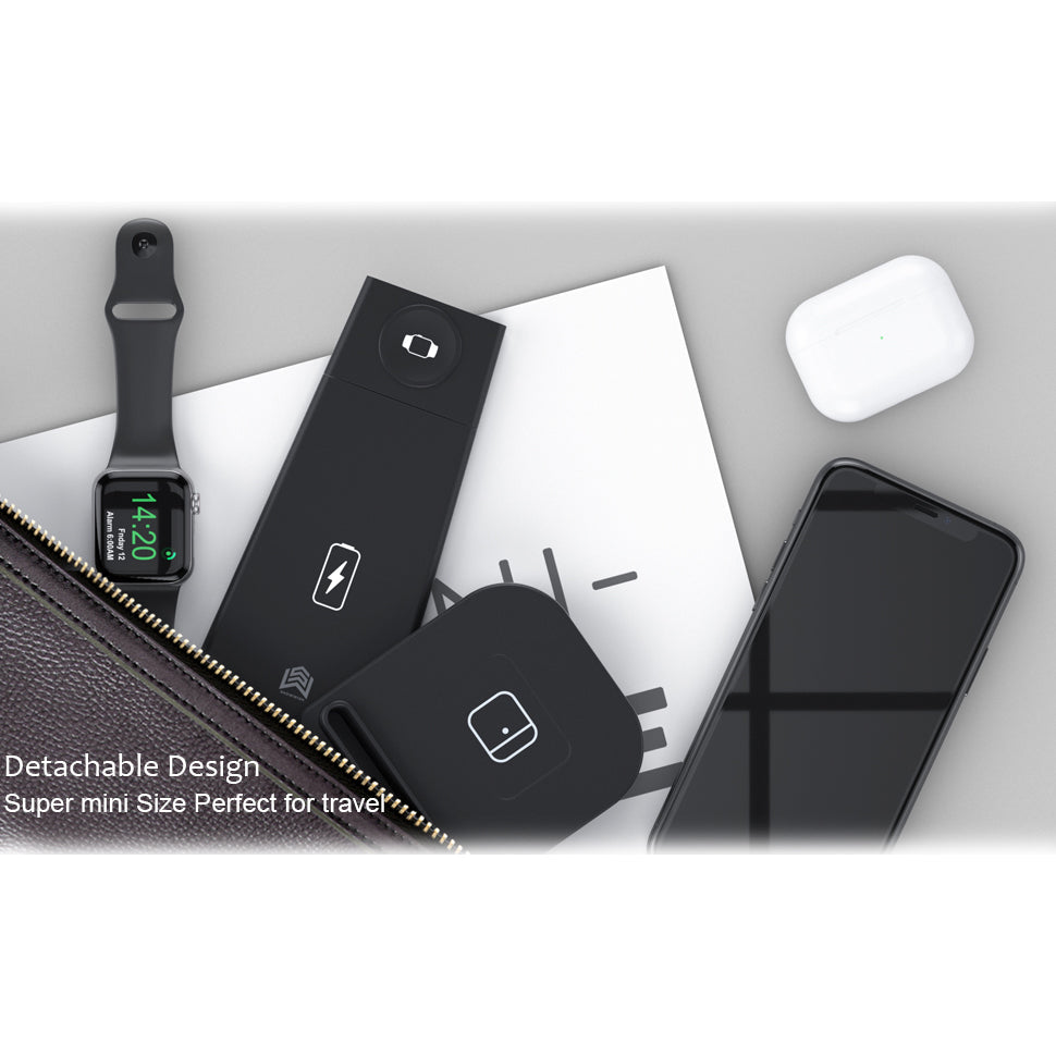 Skorter | 3-in-1 Foldable Fast Wireless Charger Holder