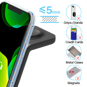 Skorter | 3-in-1 Foldable Fast Wireless Charger Holder