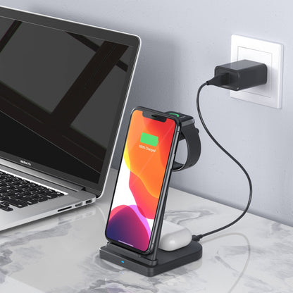 Skorter | 3-in-1 Foldable Fast Wireless Charger Holder