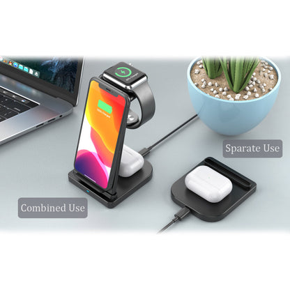 Skorter | 3-in-1 Foldable Fast Wireless Charger Holder