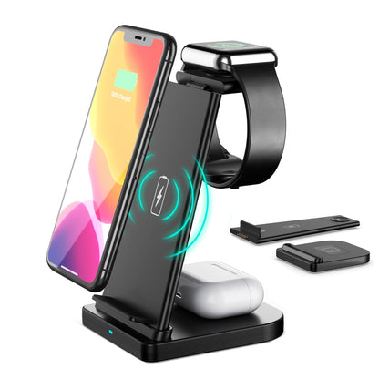 Skorter | 3-in-1 Foldable Fast Wireless Charger Holder