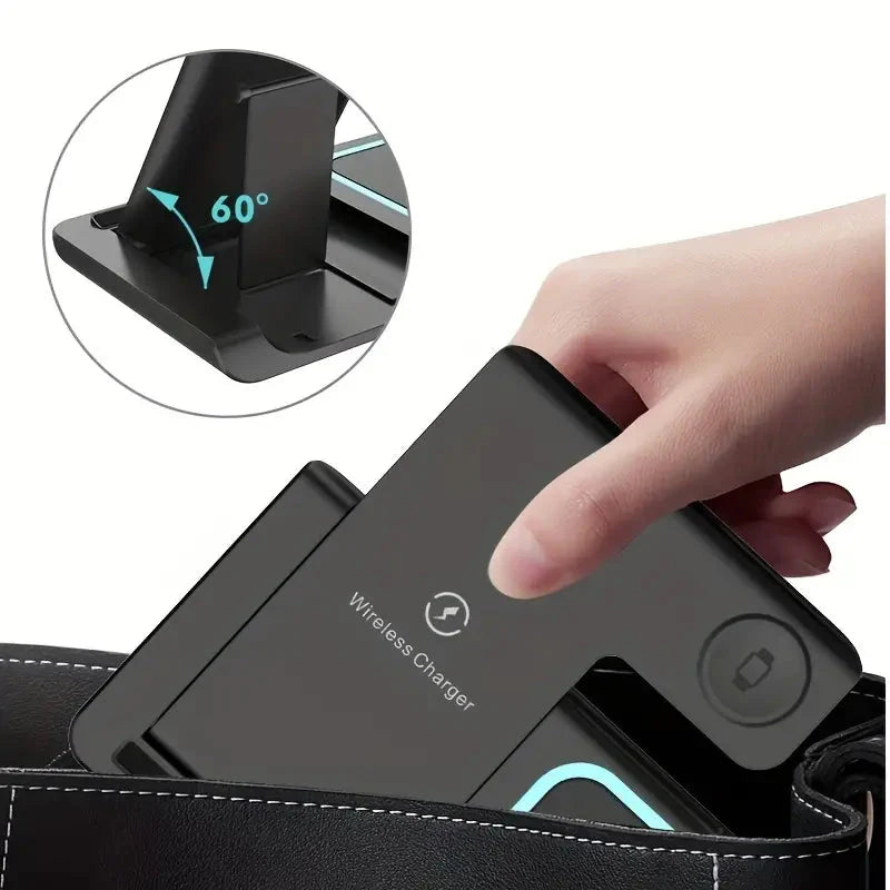 Skorter | 3-in-1 Foldsamboer Fast Wireless Charging Station