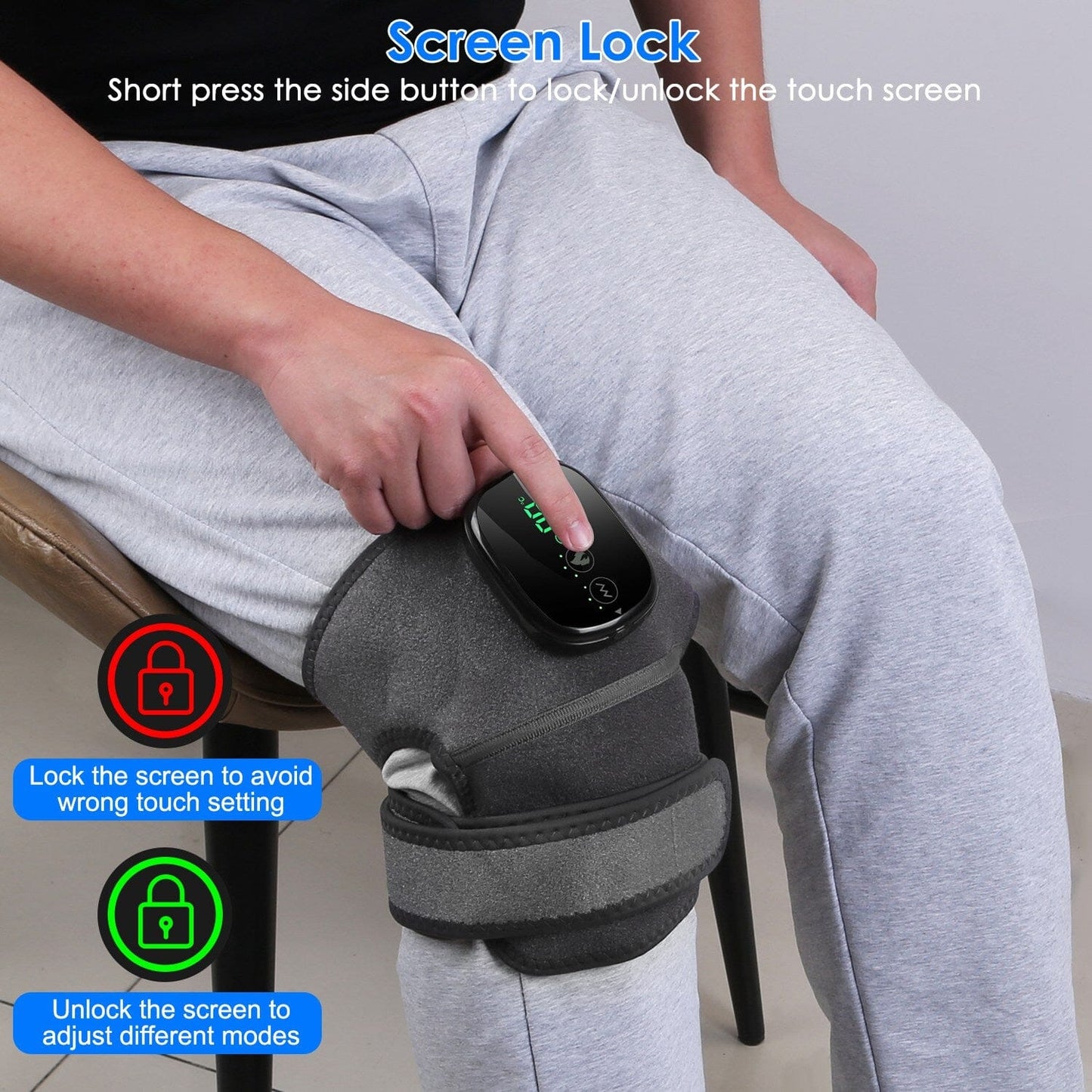 Skorter | 3-in-1 Heat Pads Massage with 3 Level Vibration