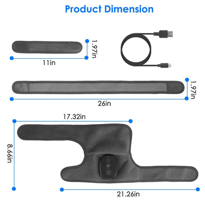 Skorter | 3-in-1 Heat Pads Massage with 3 Level Vibration