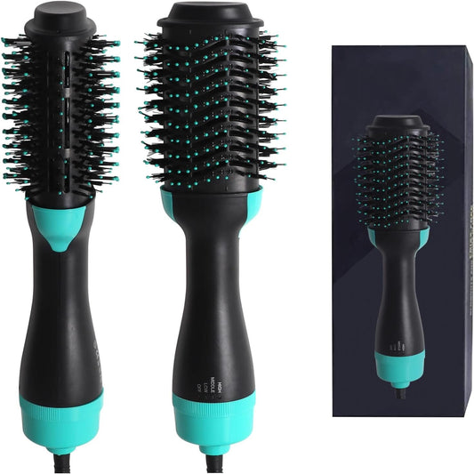 Skorter | 3-in-1 ionic straightening hot brush with anti-scald function