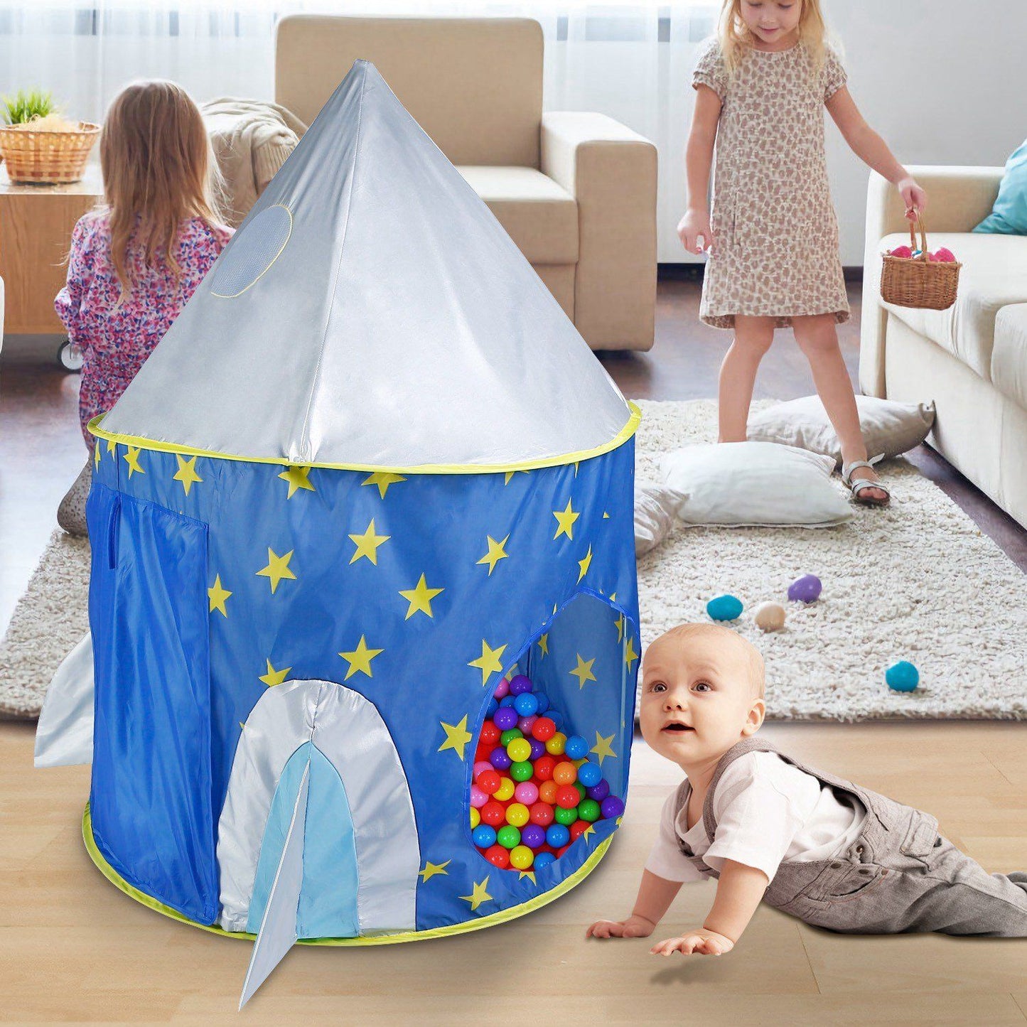 Skorter | 3-in-1 Kids Play Tent Ball Pit Set