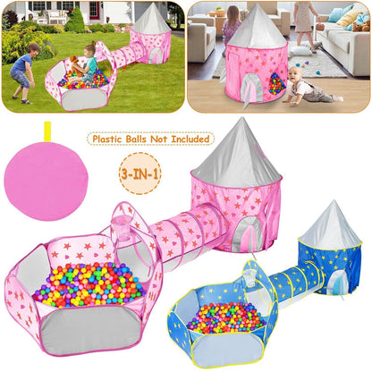 Skorter | 3-in-1 Kids Play Tent Ball Pit Set