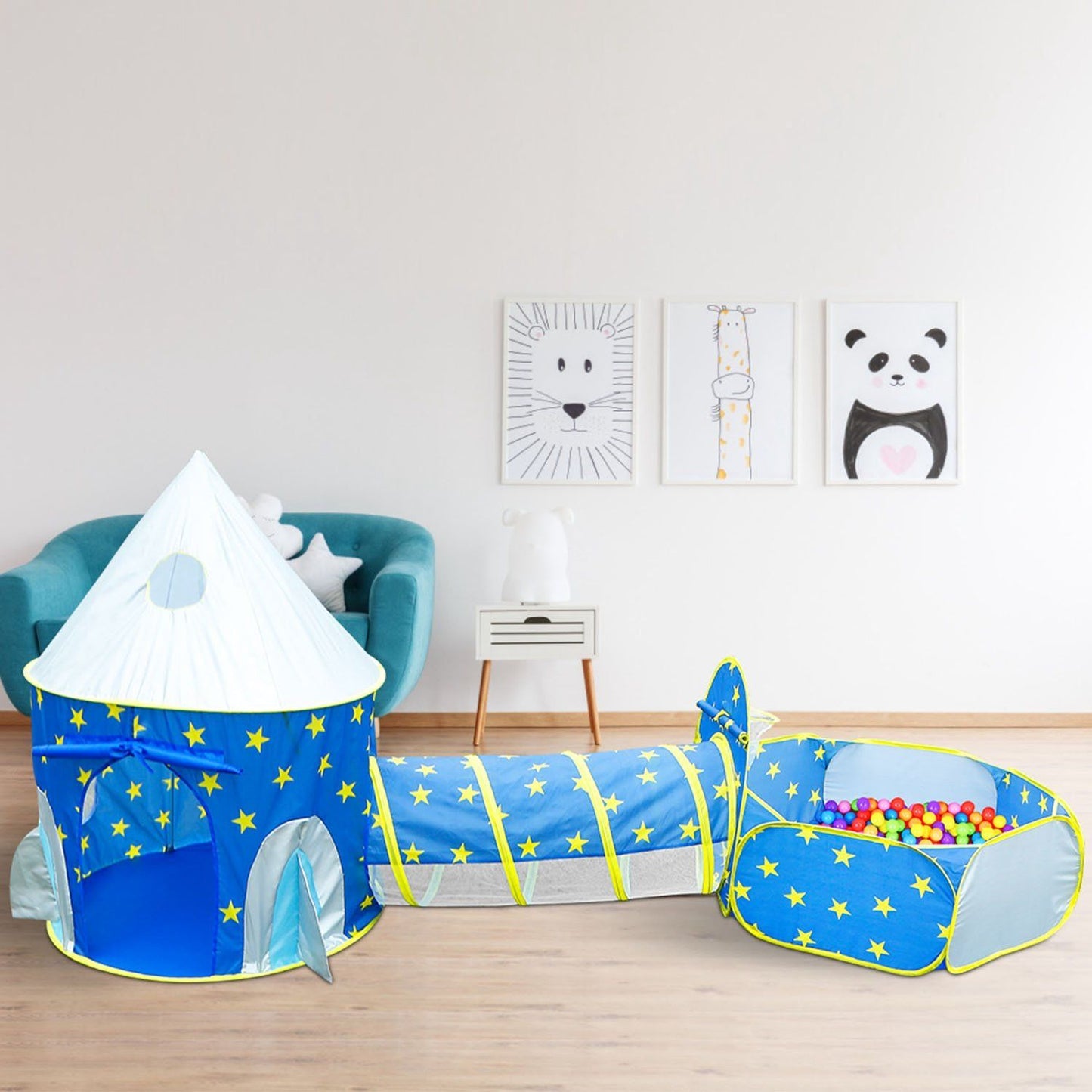 Skorter | 3-in-1 Kids Play Tent Ball Pit Set