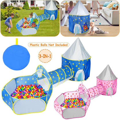Skorter | 3-in-1 Kids Play Tent Ball Pit Set