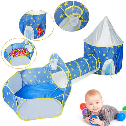 Skorter | 3-in-1 Kids Play Tent Ball Pit Set
