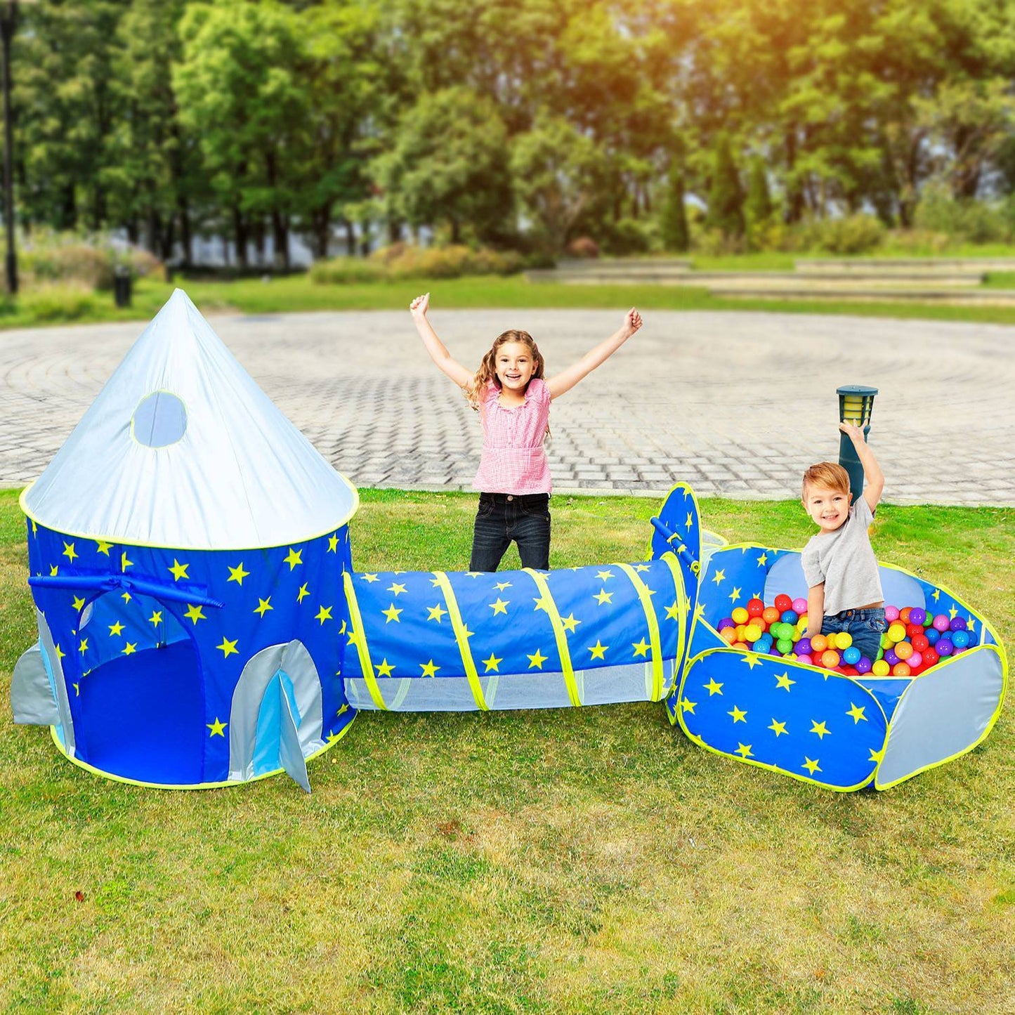 Skorter | 3-in-1 Kids Play Tent Ball Pit Set