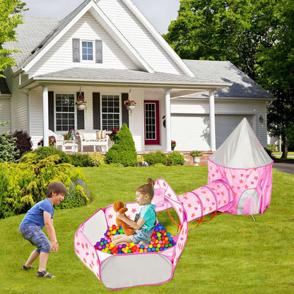 Skorter | 3-in-1 Kids Play Tent Ball Pit Set