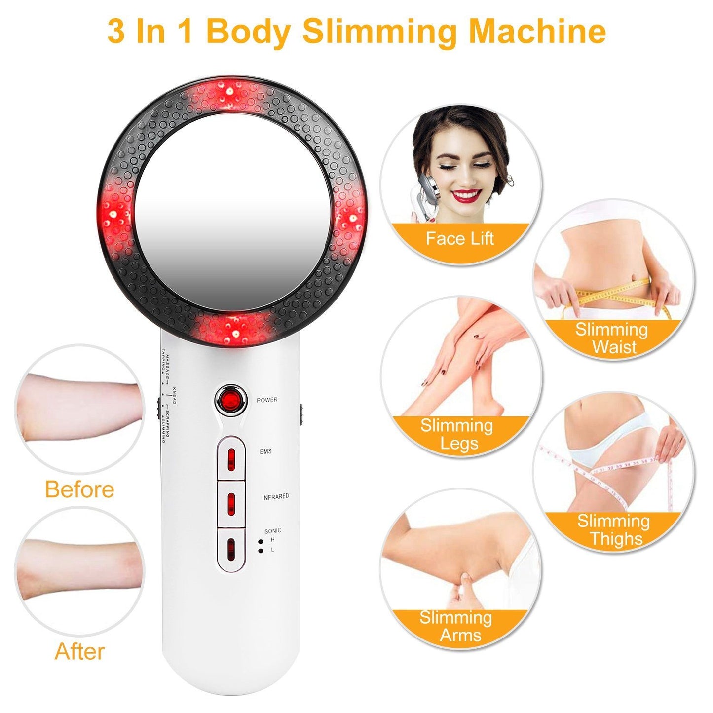 Skorter | 3-in-1 Multifunctional EMS Infrared Massage Device Fat Remover