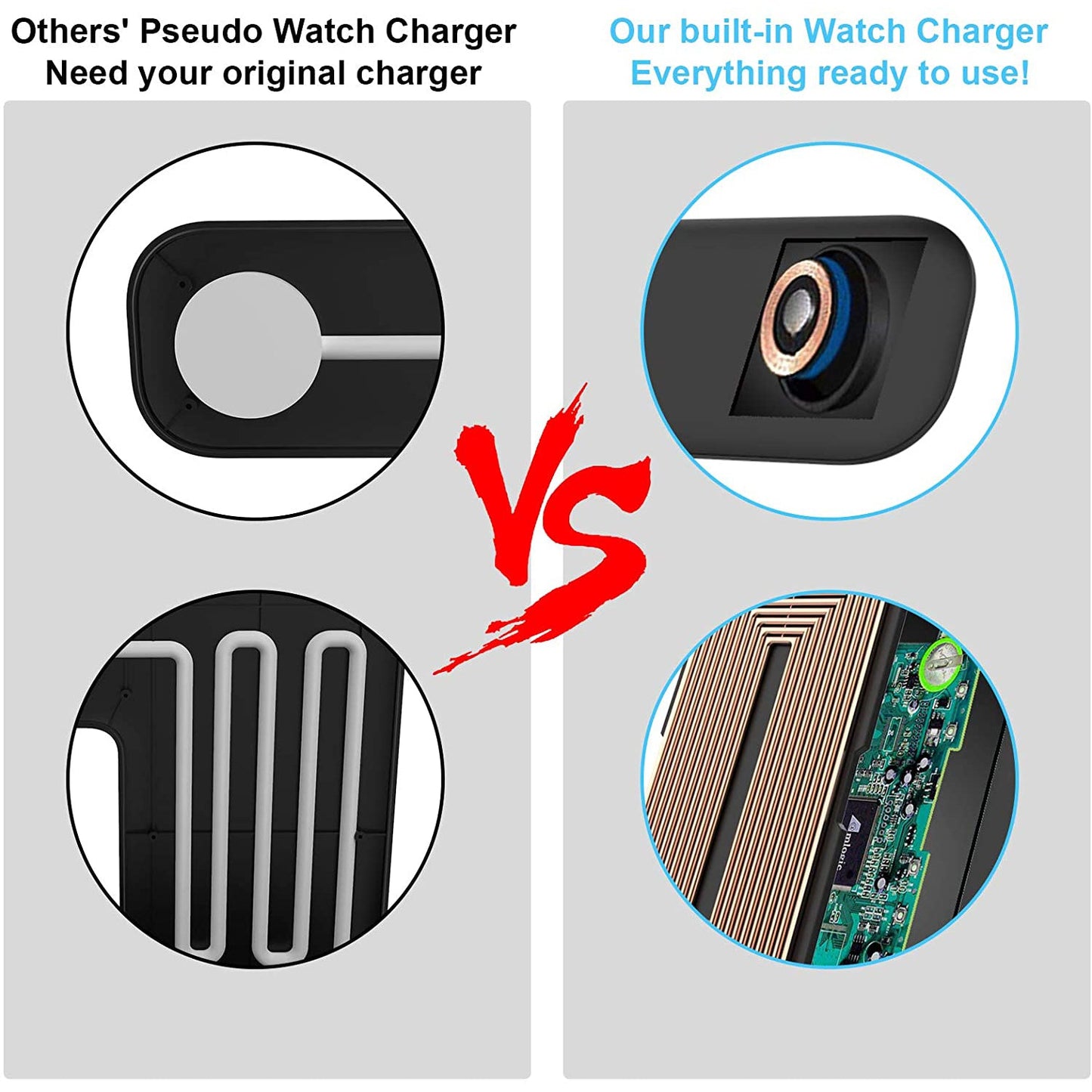 Skorter | 3-in-1 Qi-certified 15W fast charging station