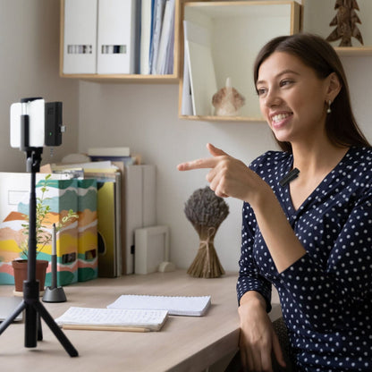 Skorter | 3-in-1 Wireless Clip Microphone Omnidirectional Noise Reduction Plug