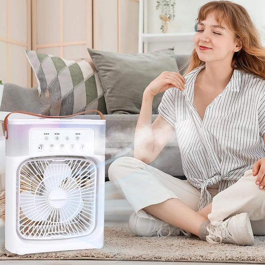 Skorter | 3-in-1 Air Cooler Humidifier | Portable, Adjustable Fan Speeds & Ideal for Bedrooms, Offices & Small Spaces