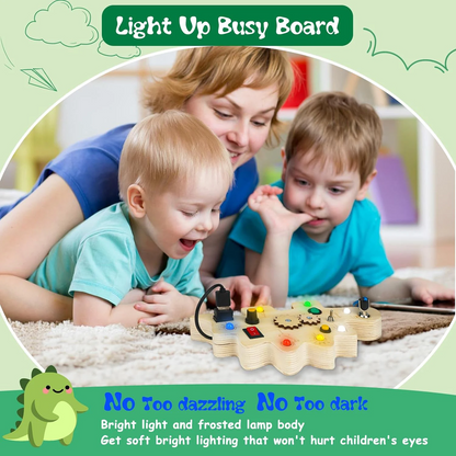 Skorter | Creative Dino Dot Board - Busy Board For Toddlers