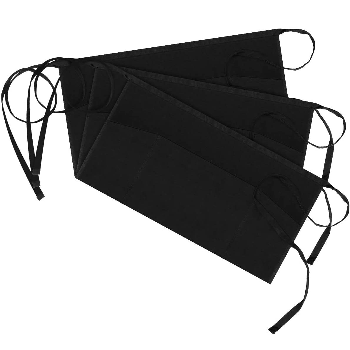Skorter | 3-Pack: Syntus Serving Aprons with 3 Pockets