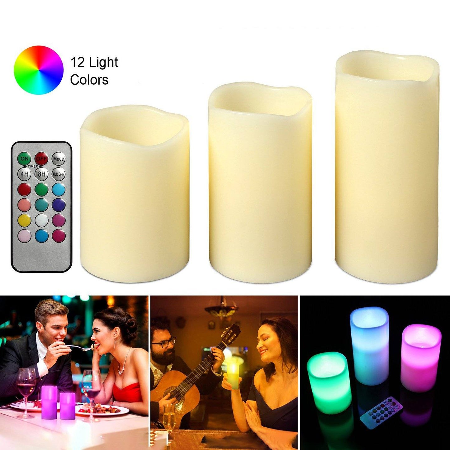 Skorter | 3-Piece: Flameless Votive Candles