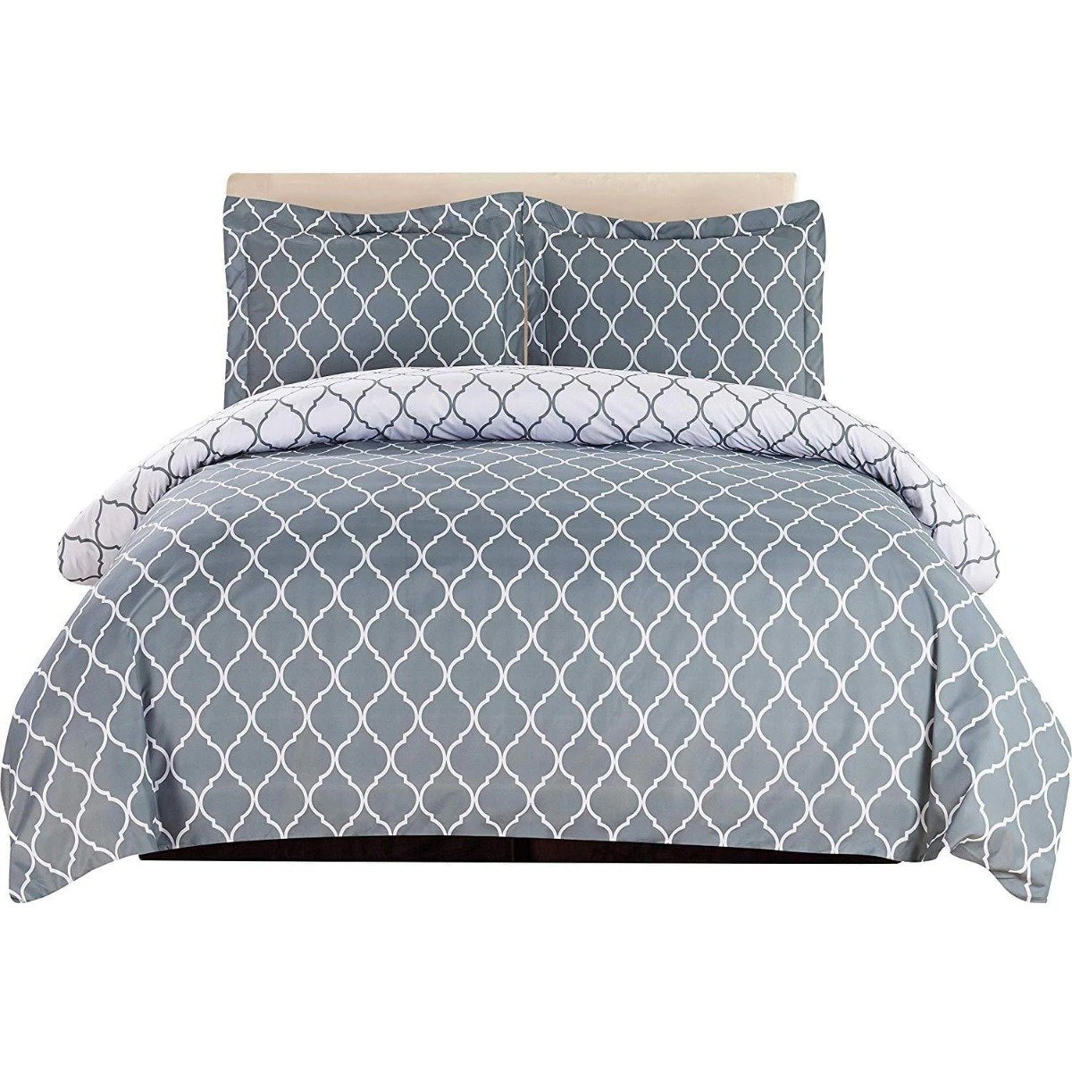 Skorter | 3-piece: Lux Decor Collection Duvet Cover Set - Varied Styles