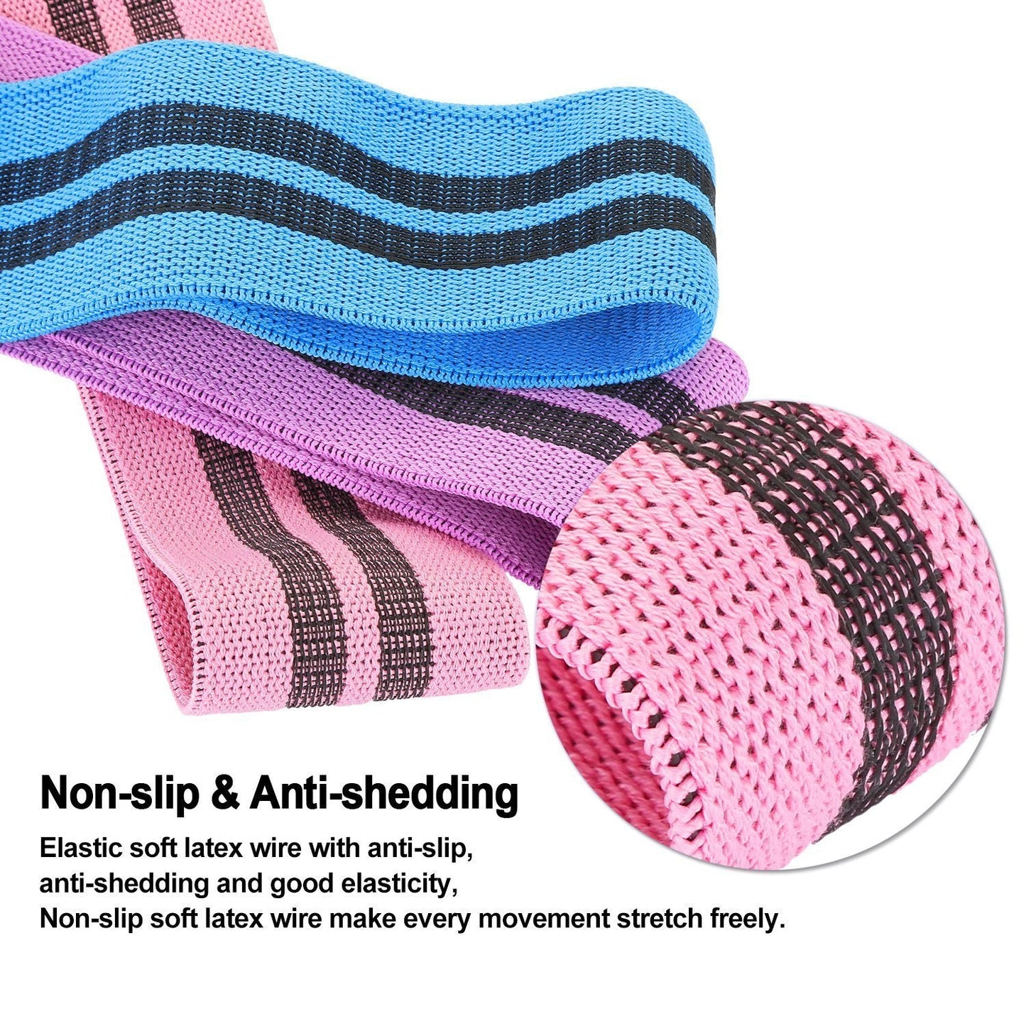 Skorter | 3-piece: Resistance bands for hips and legs training set