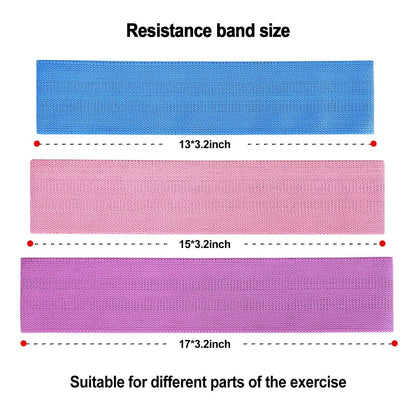 Skorter | 3-piece: Resistance bands for hips and legs training set