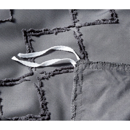 Skorter | 3-piece set: Bibb Home tufted cut duvet bedding