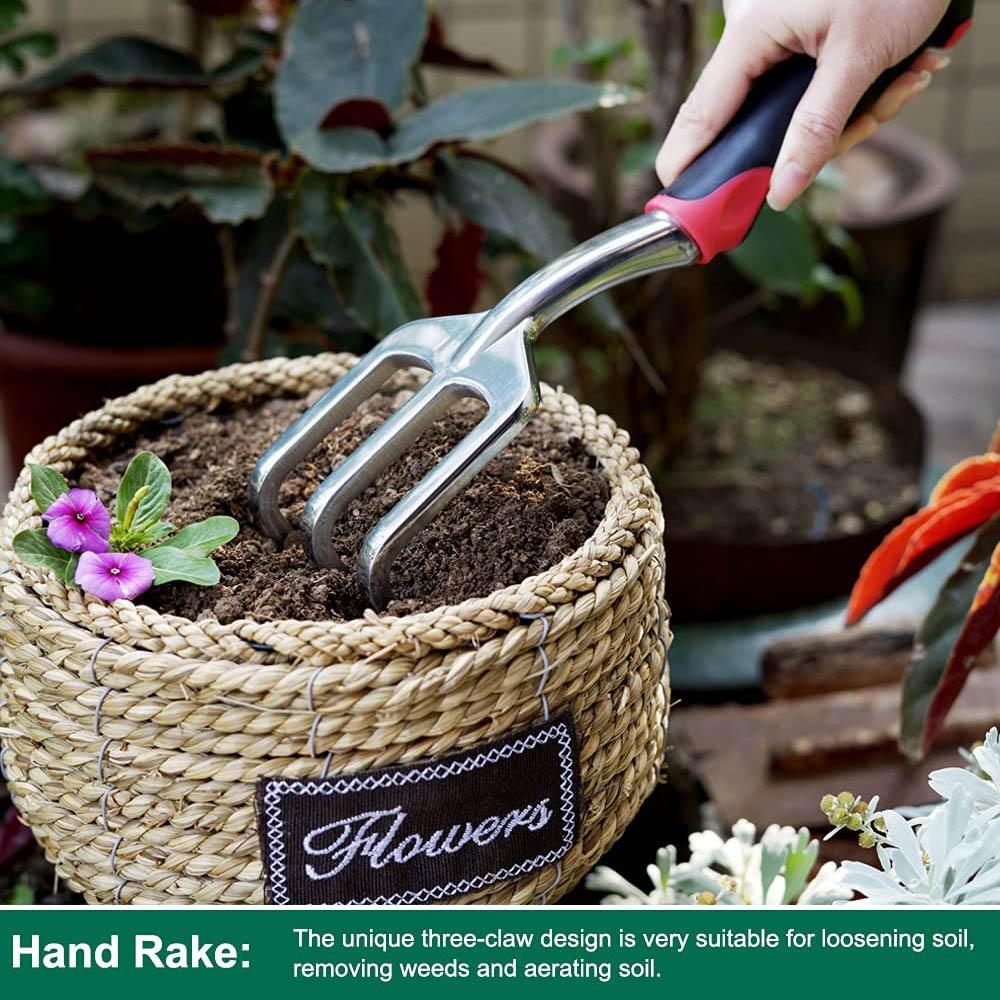 Skorter | 3-piece set: Cast aluminum heavy gardening tool set