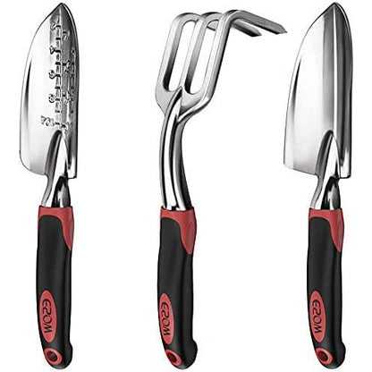 Skorter | 3-piece set: Cast aluminum heavy gardening tool set