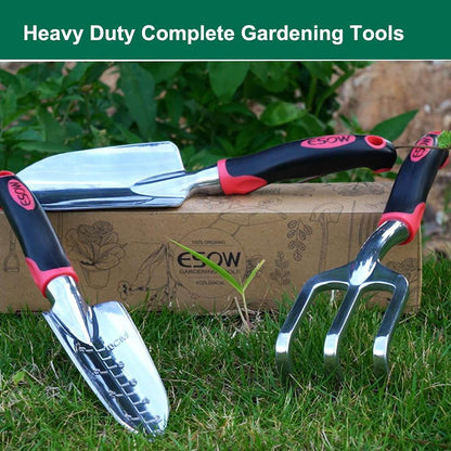 Skorter | 3-piece set: Cast aluminum heavy gardening tool set