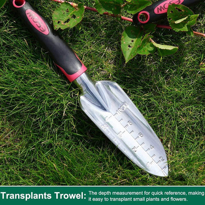 Skorter | 3-piece set: Cast aluminum heavy gardening tool set