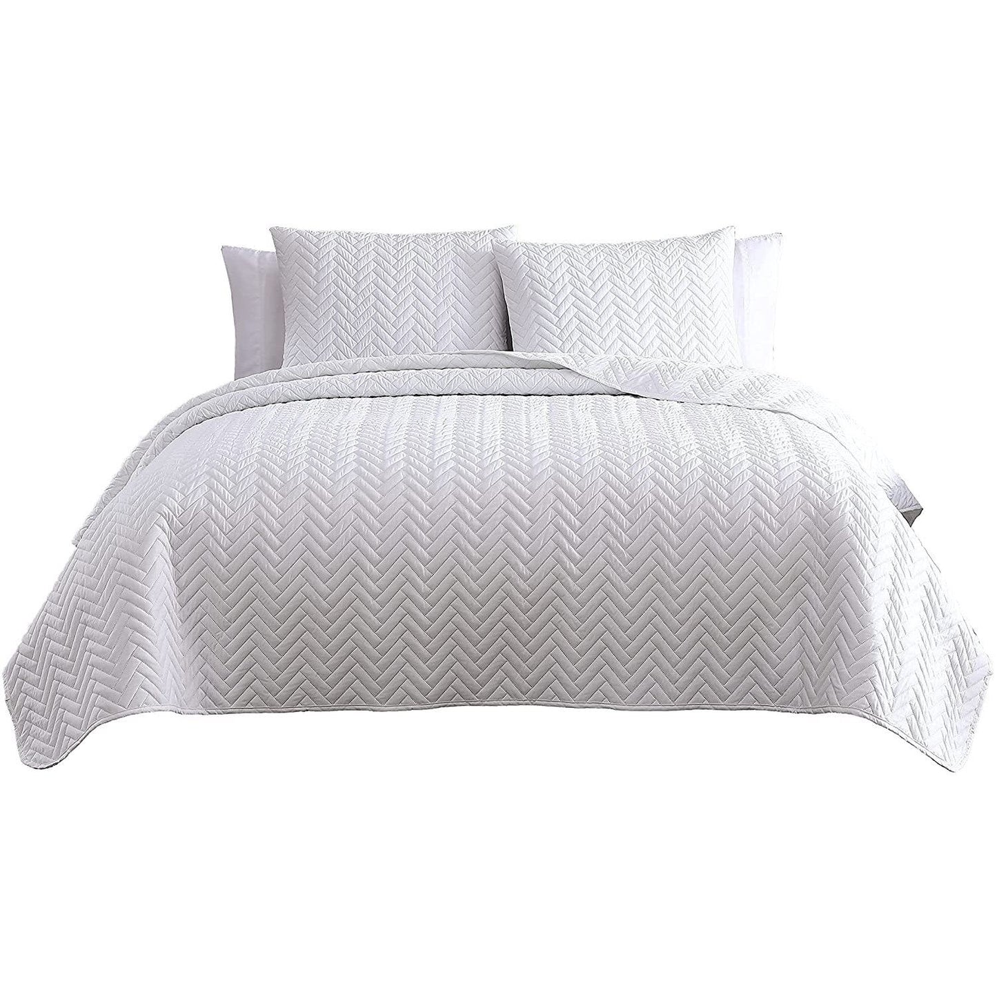 Skorter | 3-Piece: The Nesting Company Birch Bedding Collection Embossed Quilt Tableware Set