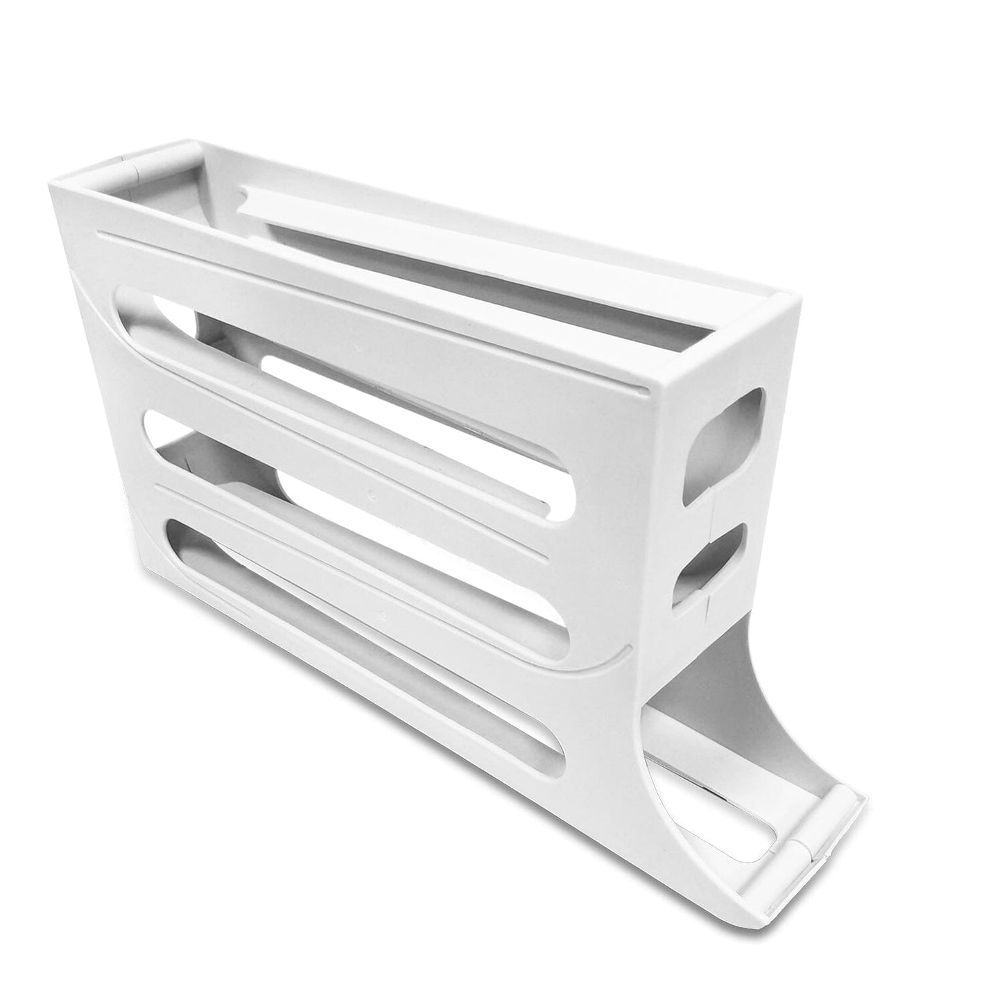 Skorter | 3-Pieces: 4-Level Egg Holder Auto Rolling Refrigerator Egg Organizer