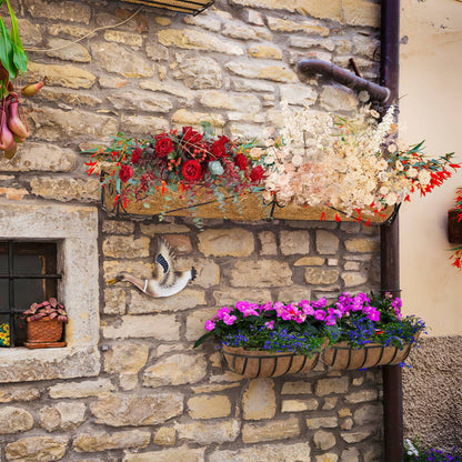 Skorter | 3 pieces: Trough Coco Basket Half Moon Planter Replacement