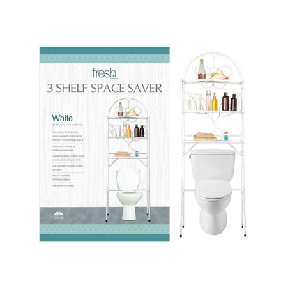 Skorter | 3 Shelf Over Toilet Bathroom Space Saver