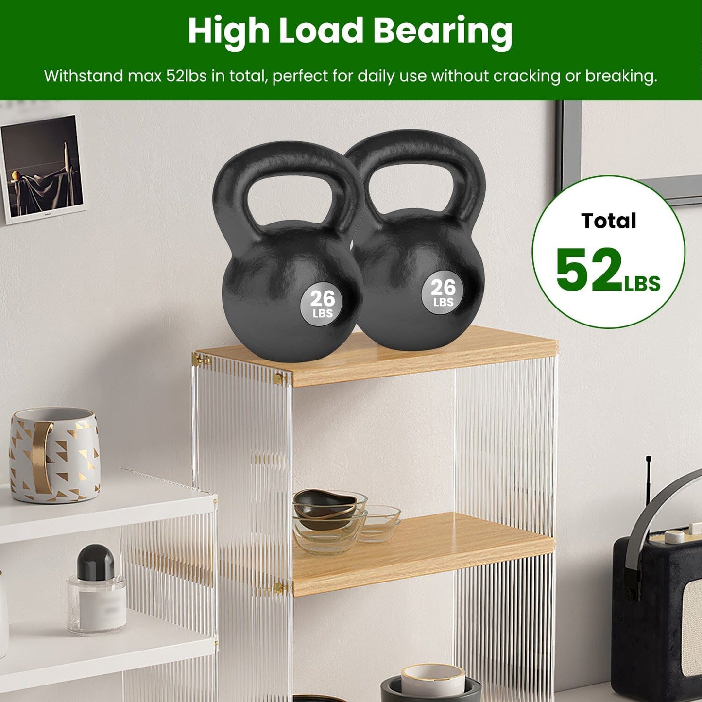 Skorter | 3-layer: Acrylic countertop organizer Bathroom Three storage space