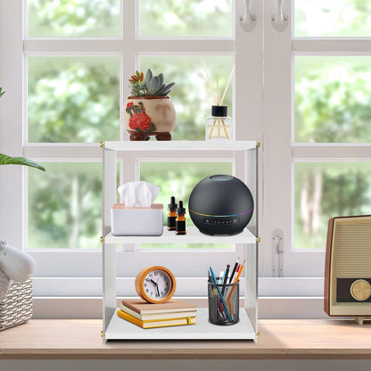 Skorter | 3-layer: Acrylic countertop organizer Bathroom Three storage space