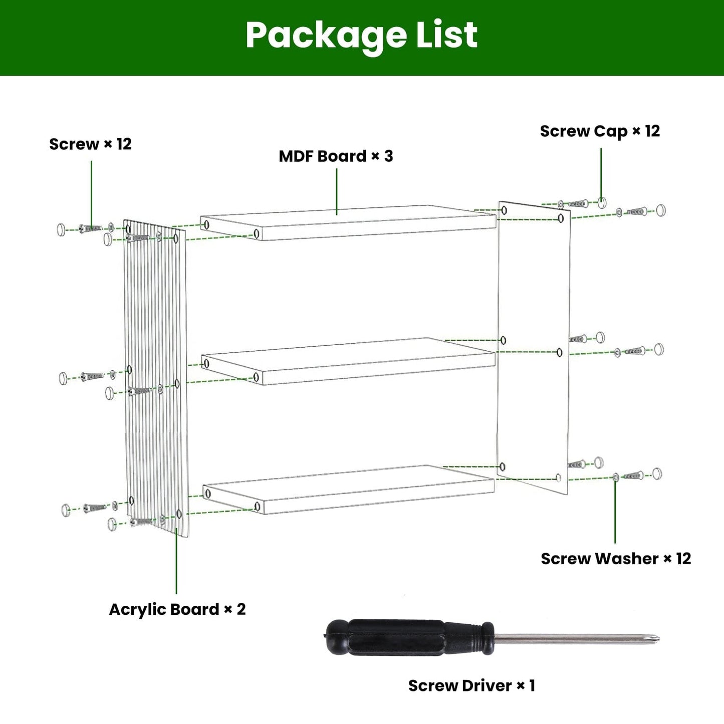 Skorter | 3-layer: Acrylic countertop organizer Bathroom Three storage space